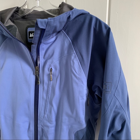 REI e1 Elements Rain Jacket Size XS - Picture 2 of 8